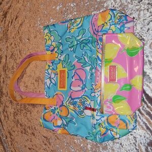 NWOT Lilly Pulitzer for Estée Lauder bag/make up case BUNDLE